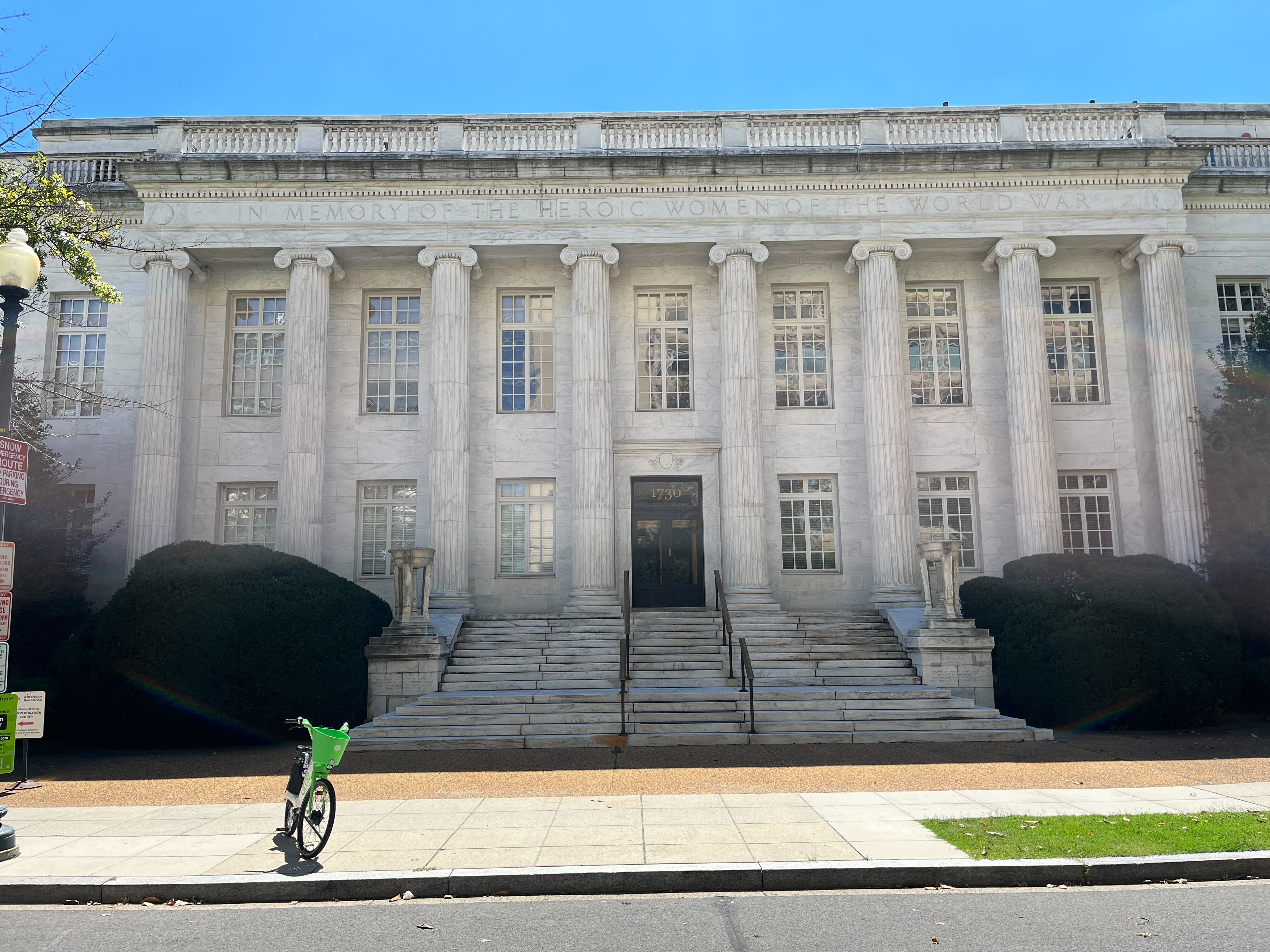 Exterior of American Red Cross building